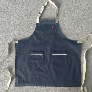 Kids hedley & bennett Blue Apron with Red Logo